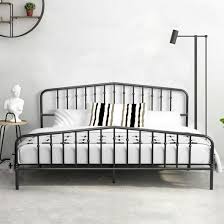 The uhomepro metal platform bed frame with headboard and footboard provides durable mattress support and adds a touch of décor to your bedroom at the same time. King Size Metal Bed Frame With Headboard Footboard Bingey