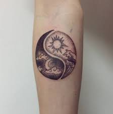 Decoration in ethnic oriental, indian style. 50 Matching Yin Yang Tattoos For Couples 2021 Simple Designs