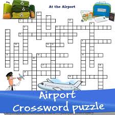 At The Airport Crossword Puzzle Transport Vocabulary Word Puzzles For Kids Crossword Crossword Puzzle