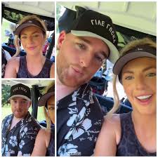Ty Dillon enjoying a golf day with his wife ⛳💑