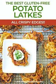Rethink Classic Potato Latkes With Our Easy Spiralized Gluten Free Version Save Loads Of Time By Avoiding In 2020 Latkes Recipe Easy Latkes Recipes Best Latke Recipe