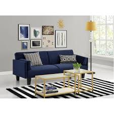 Living Room Decor Navy Blue Sofa Novocom Top