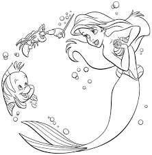 Flounder coloring pages for kids online. Circle Of Mermaid And Flounder Coloring Pages Cartoons Coloring Pages Coloring Pages For Kids And Adults