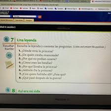 We did not find results for: Spanish 2 Avancemos Page 205 Activity 7 See Picture Brainly Com