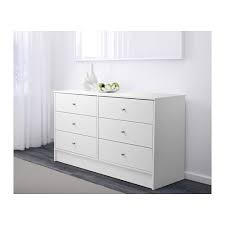 Dyfjord 6 Drawer Chest White White 57 1 2x35 Furniture Furnishings Small Room Bedroom