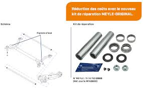 Free delivery for many products! Kit De Reparation Meyle Original Pour Essieu Arriere