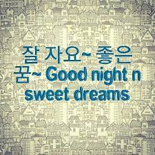 Home>words that start with g>good night>english to korean translation. Goodnight In Korean