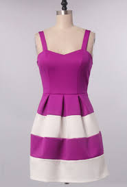 Dress Raspberry Tart Sweetheart Color Block Dress In Berry