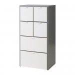 Visthus Chest Of Drawers With 6 Drawers White Drawers Ikea Interior Tall Cabinet Storage