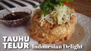 Goreng tauhu jepun dengan api besar dan minyak yang banyak. Indonesian Recipe Tauhu Telur Fried Egg With Tofu Youtube Indonesian Food Super Yummy Tofu