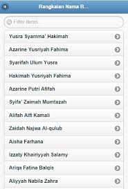 Karena nama untuk anak adalah doa dan harapan setiap orang tua, sehingga nama anak perempuan islami yang berasal dari para tokoh pengukir sejarah. Skachat Nama Bayi Perempuan Islam Apk V1 0 Na Android Besplatno