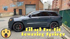 These performance suvs are in a class of their own. Got Eibach Pro Kit Lowering Springs On The Jeep Srt Before After It S A Must Youtube