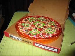 Different Style Birthday Cake Similar Foods Pizza Cake Finished Crazy Cakes Realistic Cakes Cakes That Look Like Food