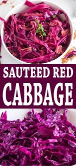 Sauteed Red Cabbage Red Cabbage Recipes Sauteed Red Cabbage Cabbage Recipes Healthy