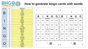 Make your own beautiful custom printable bingo cards for any subjects (topics). How To Generate Bingo Cards With A List Of Words Youtube