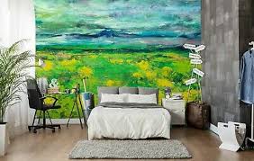 Furnishing fabrics, wallpapers, rugs, accessories, furniture Building Hardware Details About 3d Beautiful Green Scenery Na359 Wallpaper Wall Mural Self Adhesive Allan P Fay Home Garden