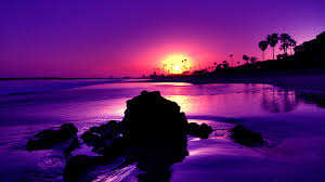Hd wallpapers and background images. Purple Sunset Wallpaper 1920x1080 75581