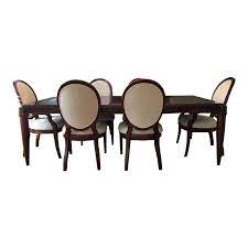 Transitional Bernhardt Paris Collection Dining Set Dining Table Chairs Table And Chair Sets Chair Set