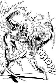 Black And White Comic Art Style Spider Man Battles Electro Art By Steve Ditko The Movement Of Ditko S Figures Was Unique And Exciting And Ho Steve Ditko Comic Book Art Style Spiderman Art