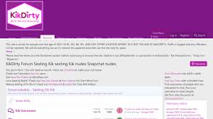 Sexting Sites - Find hookups with Kik, Snapchat and more!
