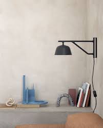 Simple Scandinavian Lighting Inspiration From Muuto The Ambit Wall Lamp Is Designed With A Quiet Modern Expre Wall Lamp Wall Lamps Bedroom Black Wall Lamps