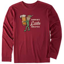 Maybe you would like to learn more about one of these? Sale Men S Little Helper Long Sleeve Crusher Tee Life Is Good Official Site