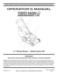 Yard man lawn mower parts. Yard Man 560 Series Operator S Manual Manualzz