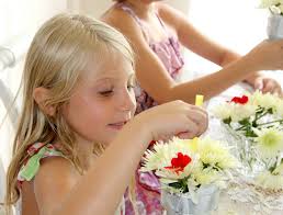 Fresh Flower Ice-Cream Sundae Craft Project