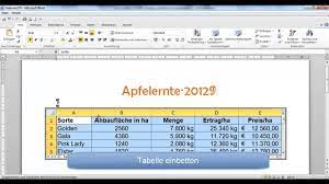 Die daten manuell aus excel in word zu übertragen ist kritisch, da sich im nu eingabefehler einschleichen. Ud 17 Excel Tabelle In Word Einfugen Einbetten Und Verknupfen Youtube