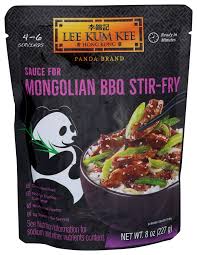 This chinese restaurant favorite is made with tender chunks of flank steak, onion, garlic, soy sauce, and hoisin sauce. Buy Lee Kum Kee Panda Brand Sauce For Mongolian Bbq Stir Fry 8 Ounces Pack Of 6 0g Trans Fat No Artificial Flavors No High Fructose Corn Syrup Cholesterol Free Online In Vietnam