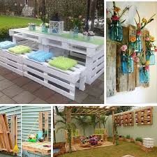 Incríveis ideias para você fazer aquele sofá de palete já viu uma pintura em paletes de madeira? Decoracao De Jardim Com Paletes De Madeira Ultimas Decoracao