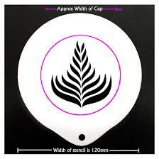 Maybe you would like to learn more about one of these? Personalised Bespoke Coffee Stencils And Dusters From Stencils R Us Turn Every Cappuccino Into A Brand