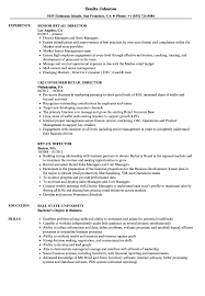 Retail Director Resume Samples Velvet Jobs