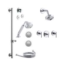 Check spelling or type a new query. Kohler K Purist Ms25s 4 Cp Polished Chrome Purist Thermostatic Shower System With Multi Function Shower Head Hand Shower Body Sprays Valve Trims Faucet Com