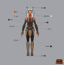 Luke skywalker the jedi fight coloring page free coloring pages. Star Wars Rebels Costume And Lightsaber Color Guide For Ahsoka Tano Starwars Com