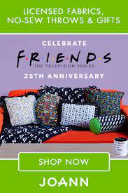 If You Love The Show Friends Head To Joann To Find An Amazing Assortment Of Friends Themed Products Like Friend Joann Online Craft Store Central Perk Logo
