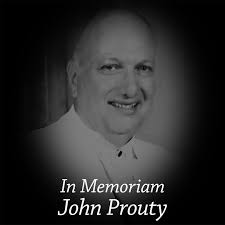 It is with sadness that we inform our members that John Prouty has passed  away. He joined the association