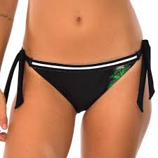 Maillots de bain et vêtements de plage y compris bikinis, tankinis et maillots une pièce. Bas De Maillot De Bain Noir Banana Moon Lemon Curve