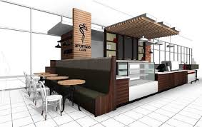Pin By Tre Agency On Food Strategy Projects Kiosk Design Cafe Design Coffee Shop Design