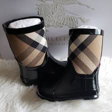 Burberry Ranmoor Waterproof Rain Boots Available In Size 24