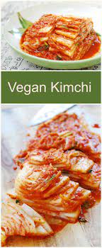 Traditional Kimchi Made With No Fish Sauce Or Salted Shrimp Kimchi Recipe Vegan Kimchi Kimchi Recipe Easy