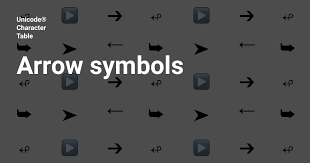 Check spelling or type a new query. Arrow Symbols Arrow And Direction Symbols In Unicode Unicode Character Table