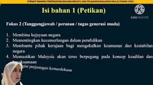 Berikut adalah contoh rumusan masalah untuk makalah, penelitian (kuantitatif/kualitatif), karya ilmiah, proposal, dan skripsi. Spm 2021 Teknik Menjawab Rumusan Format Baru Spm 2021 Kssm Tingkatan 4 5 Youtube