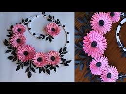 25 best collection paper flower wall hanging craft ideas ▻ subscribe here: Download Paper Flower Wall Hanging 3gp Mp4 Codedfilm