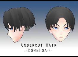 Undercut Hair Download By Peachmilk3d Undercut Hairstyles Anime Guys Black Hair Undercut