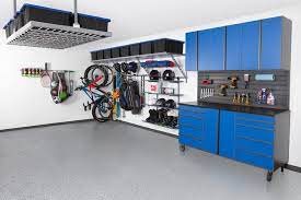 Our garage organization systems are designed with top quality products that include garage cabinets, epoxy coated floors, slat wall organization, overhead storage, shelves and more. Neat Garage Storage Systems And Flooring