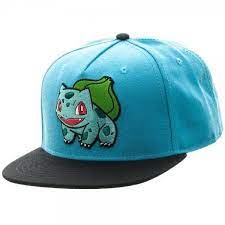 Pokemon Bulbasaur Color Block Snapback Pokemon Cap Pokemon Clothes Snapback