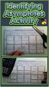 Identifying Asymptotes Activity Education Math Rational Function College Algebra
