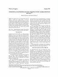 Paper titles should be written in uppercase and lowercase letters, not all uppercase. Improving Engineering Report Writing With Calibrated Peer Review Sup Tm Ieee Conference Publication Ieee Xplore