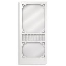 The exclusive packaging system that allows our company to ship this product to any major city in arizona, california, and nevada but rural areas and other states are available using the unassembled economy sliding screen door frames: Crl 2616740204 Columbia White 36 X 80 Vinyl Hinged Screen Door